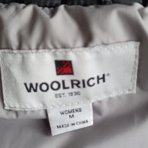 Woolrich black Thinsulate Lifeloft puffer black zip up coat size Medium - Picture 4 of 10
